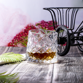 Revolving Diamond Glass